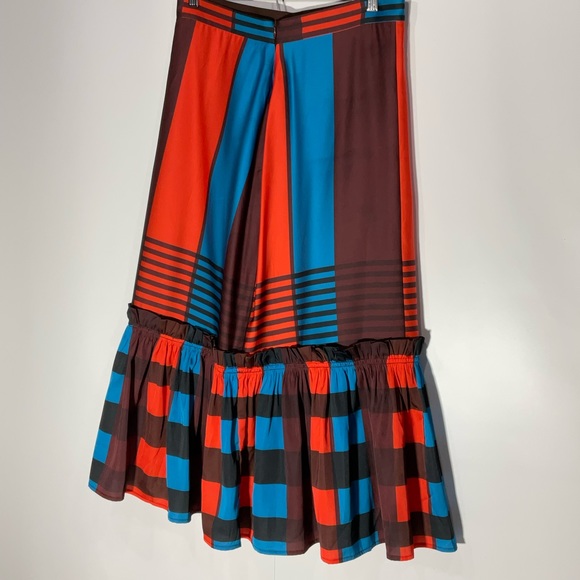 Anthropologie Eva Franco Bubble Hem Sweetly Flounced Skirt; Perfect for Summer - Picture 8 of 13